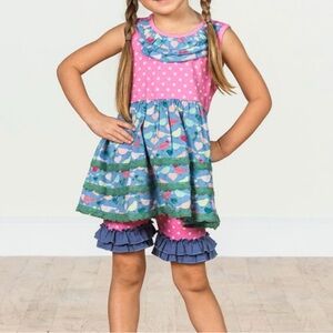 Matilda Jane Camp MJC Lovebird Tunic Sz 2